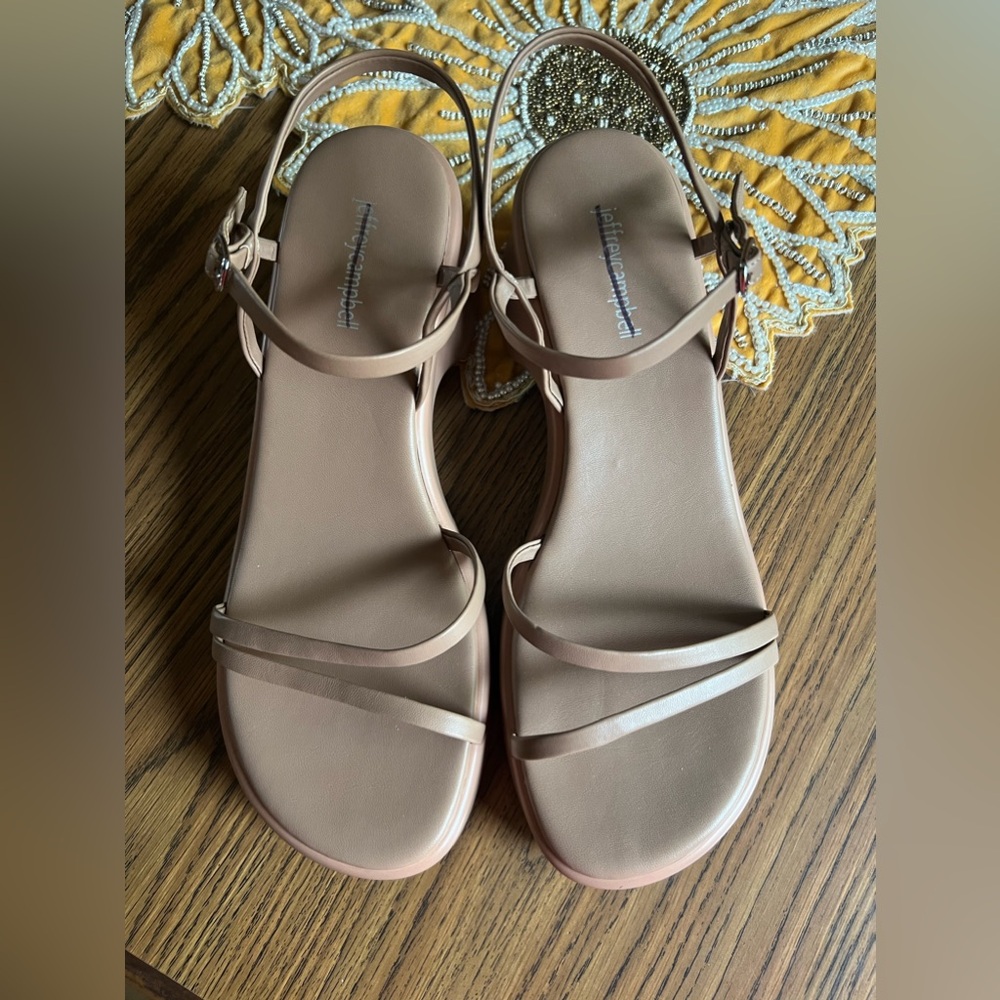 Jeffrey Campbell sandals. Retail for $150.